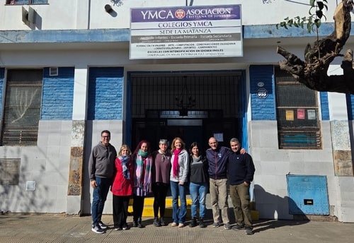 La periodista Erica Fontana visitó YMCA La Matanza